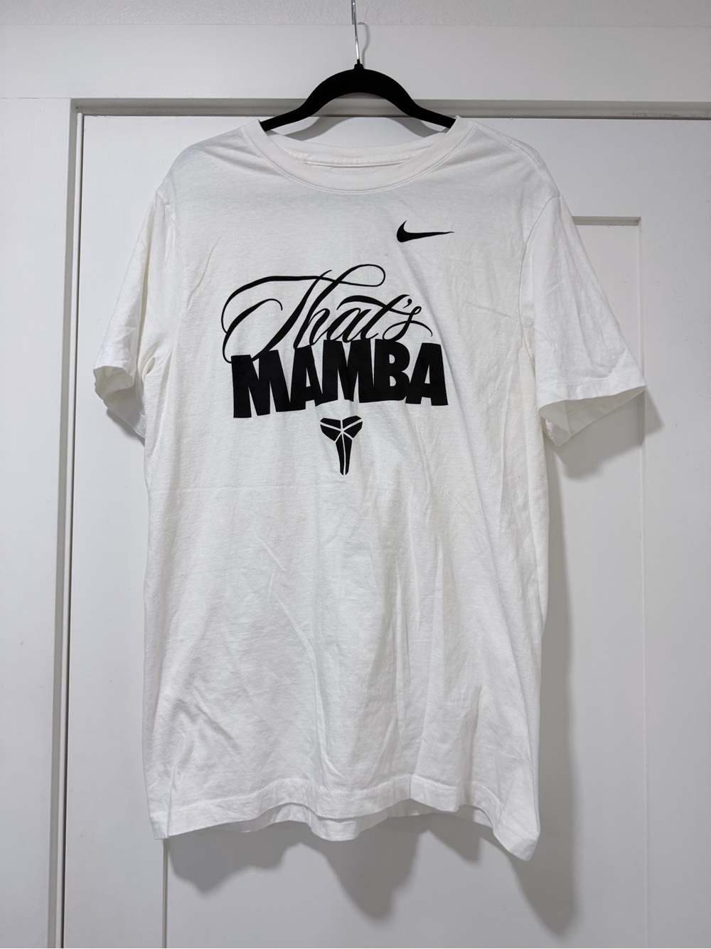 Nike White That's Mamba Graphic Short-Sleeve Tee